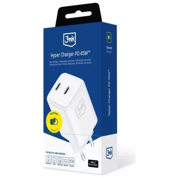 3MK Laturi Hyper Charger PD 45W GaN QC4+ PPS — USB-C-pikalaturi 45W