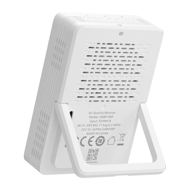 Sonoff AirGuard CO2 SAWF-08P WiFi LCD ilmanlaatumittari
