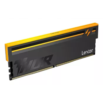 Lexar THOR 2.0 DDR5 6000 CL38 1.3V muisti jäähdytyssiilillä ja RGB-valaistuksella, musta, kahden pakkaus
