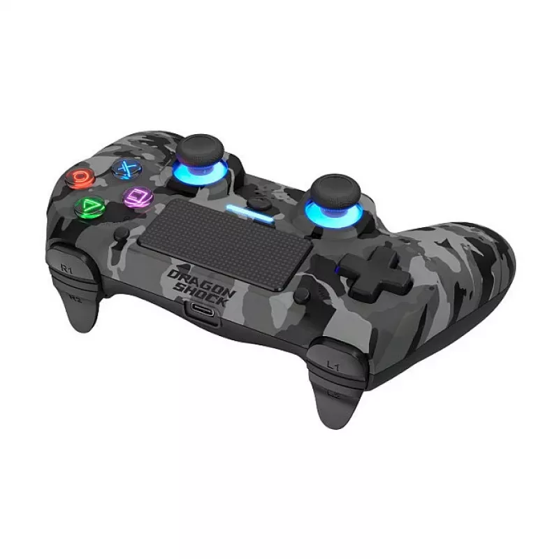 Dragonshock-ohjain Mizar+ Wireless Grey Camo PS4/PC