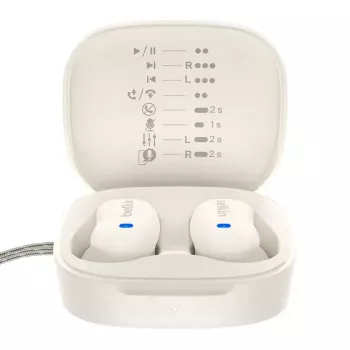 Belkin SoundForm Anywhere True Wireless -nappikuulokkeet, Cream