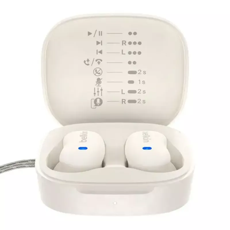 Belkin SoundForm Anywhere True Wireless -nappikuulokkeet, kerma