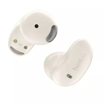Belkin SoundForm Anywhere True Wireless -nappikuulokkeet, Cream
