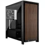 CORSAIR Mid-Tower PC-kotelo FRAME 4000D RS Wood – musta/pähkinä