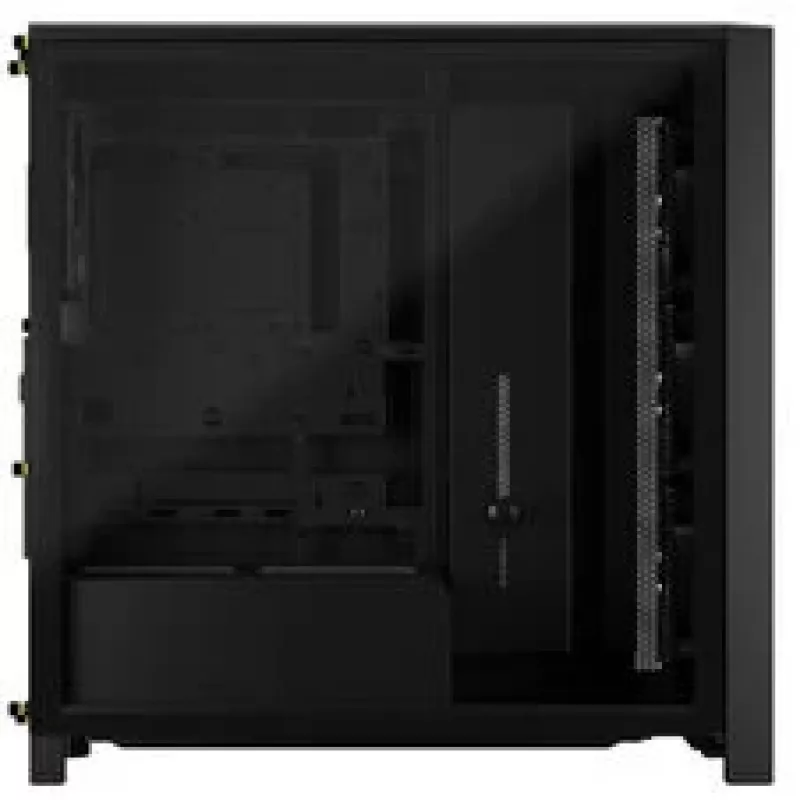 CORSAIR Mid-Tower PC-kotelo FRAME 4000D RS Wood – musta/pähkinä
