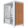 Mid-Tower PC-kotelo CORSAIR FRAME 4000D RS Wood valkoinen/tammi, Mid-Tower ATX-yhteensopiva, karkaistu lasi