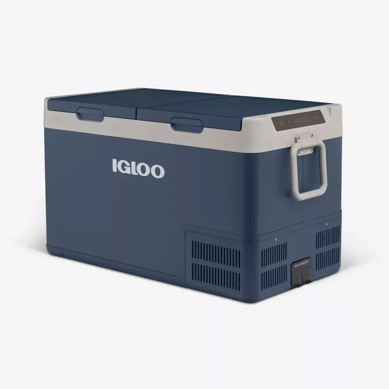 Kylmälaatikko Igloo ICF 80DZ 83 L sähköinen (AC/DC, 100–240 V) sininen/harmaa