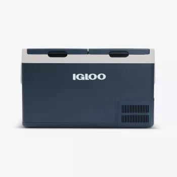 Kylmälaatikko Igloo ICF 80DZ 83 L sähköinen (AC/DC, 100–240 V) sininen/harmaa