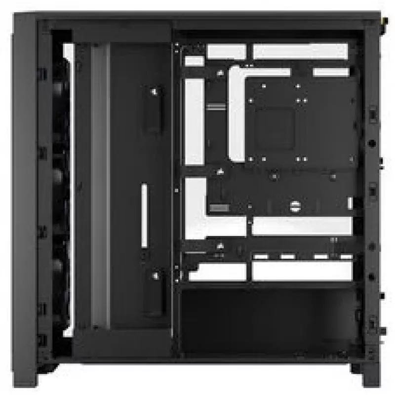 Corsair FRAME 4000X RS Mid-Tower PC-kotelo musta RGB-tuulettimet 4x RS120 PWM