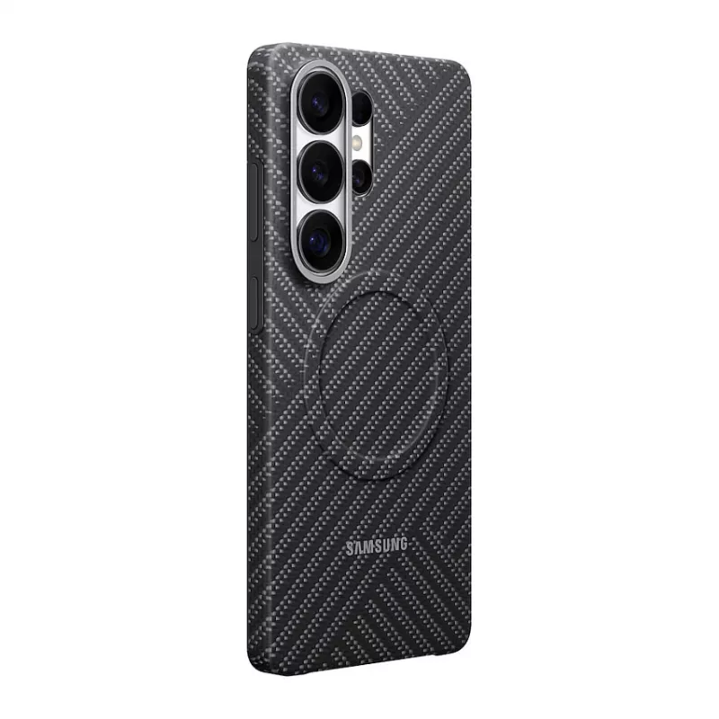Samsung Carbon Magnet -kotelo Galaxy S26 Ultra, Dark Gray