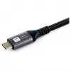 EQUIP USB4 Gen 2x2 C–C-kaapeli 3,0 m, PD 100W, 4K/60Hz, 20Gbps, musta