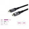EQUIP USB4 Gen 2x2 C–C-kaapeli 3,0 m, PD 100W, 4K/60Hz, 20Gbps, musta