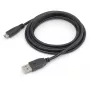 EQUIP USB 2.0 -kaapeli C–A M/M, 0,3 m, USB 2.0 480 Mbit/s, nikkelöidyt koskettimet, musta