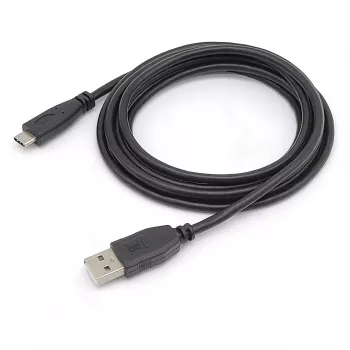 EQUIP USB 2.0 C–A-kaapeli M/M 0,5 m, USB 2.0, 0,48 Gbit/s, nikkelöidyt koskettimet, musta