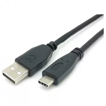 EQUIP USB 2.0 C–A-kaapeli M/M 0,5 m, USB 2.0, 0,48 Gbit/s, nikkelöidyt koskettimet, musta