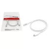 EQUIP USB 3.2 Gen 1 Type-C–Type-C-kaapeli 0,5 m PD 60 W 5 Gbit/s valkoinen