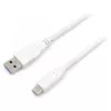 USB 3.2 Gen 1 C–A-kaapeli EQUIP 0,5 m 5 Gbit/s valkoinen (USB-C–USB-A, nikkelöidyt koskettimet)