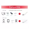 USB 3.2 Gen 1 C–A-kaapeli EQUIP 0,5 m 5 Gbit/s valkoinen (USB-C–USB-A, nikkelöidyt koskettimet)