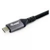 USB4 Gen3x2 C–C-kaapeli EQUIP 128380, 0,5 m, PD 3.1 240W, 40 Gbps, 8K/60Hz, musta