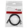 USB4 Gen3x2 C–C-kaapeli EQUIP 128380, 0,5 m, PD 3.1 240W, 40 Gbps, 8K/60Hz, musta