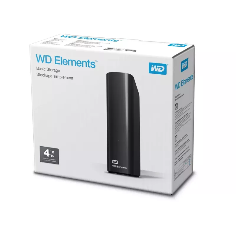Ulkoinen kiintolevy Western Digital 4 TB USB 3.2 Gen 1 WDBWLG0040HBK-EESN