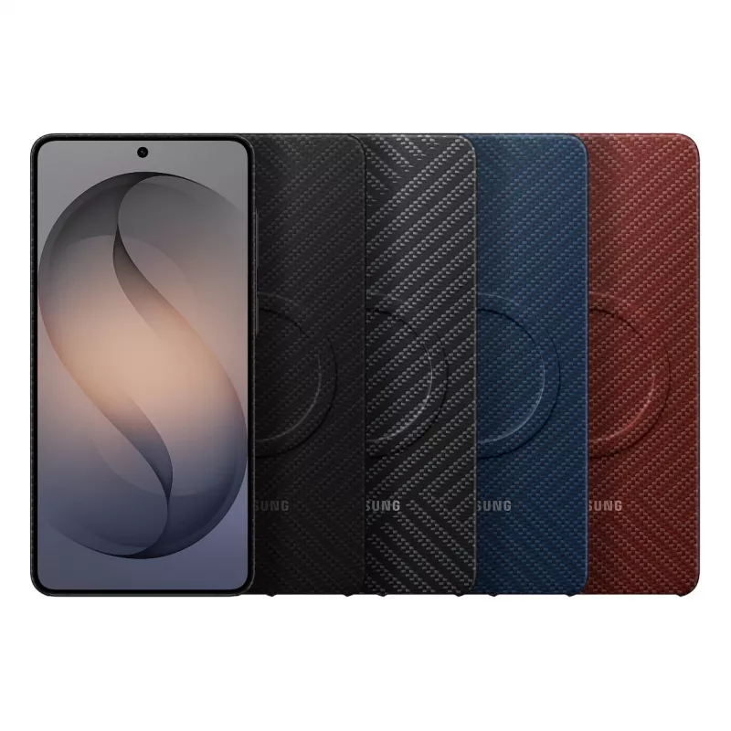 Samsung Carbon Magnet -kotelo Galaxy S26+, punainen