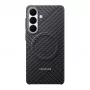 Samsung Carbon Magnet -kuori Galaxy S26+, tummanharmaa