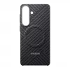 Samsung Carbon Magnet -kuori Galaxy S26+, tummanharmaa