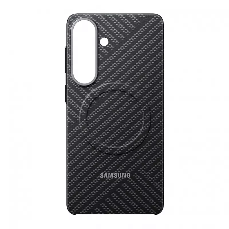 Samsung Carbon Magnet -kuori Galaxy S26+, tummanharmaa