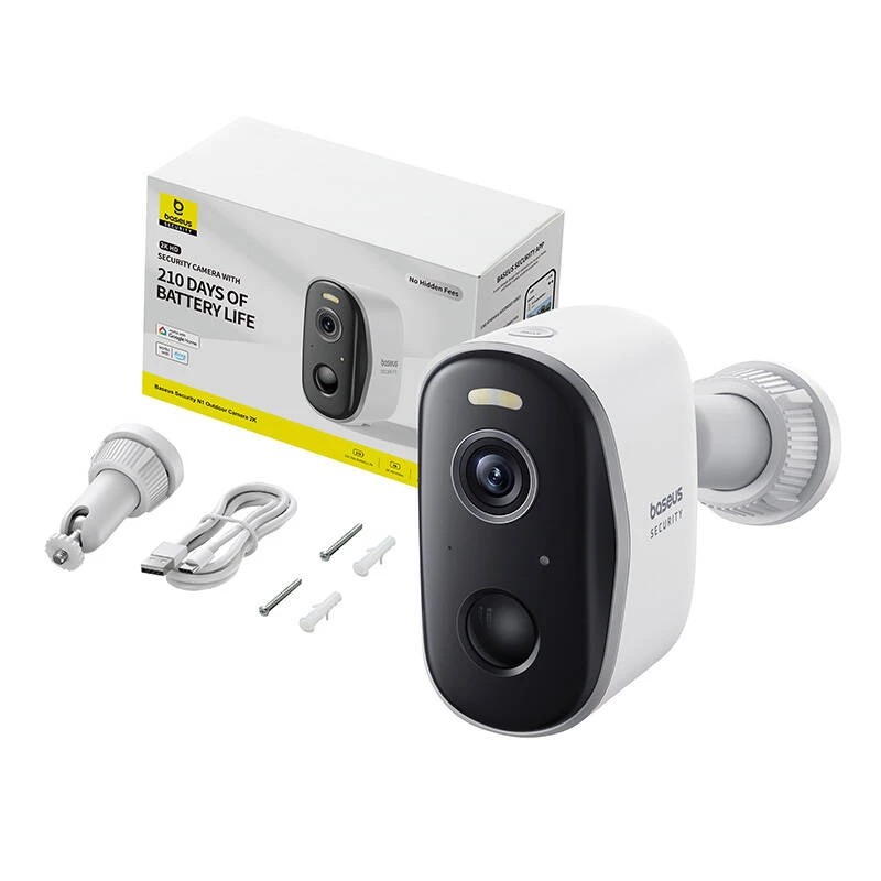 Baseus N1 -ulkoilmakamera (valkoinen)