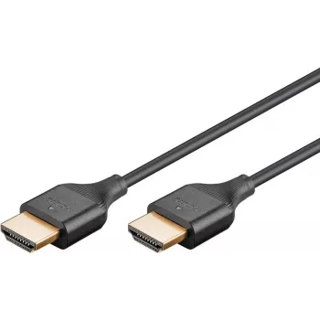 Goobay ohut High Speed HDMI -kaapeli Ethernetillä - 4K/60Hz (75292)