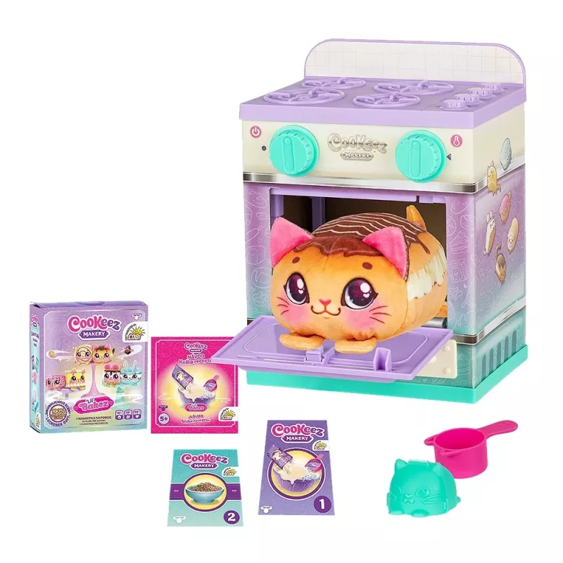 Luova setti Cobi Cookeez Makery – paistetut keksit, DIY-keksien koristelu ja leikkisetti