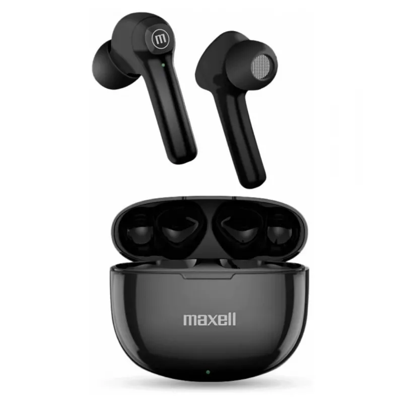 Maxell Dynamic+ langattomat kuulokkeet latauskotelolla Bluetooth musta