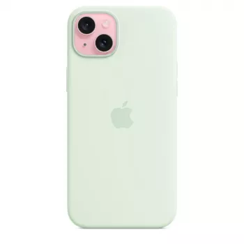 Silikonikuori MagSafe-yhteensopiva Apple iPhone 15 Plus -puhelimelle – silikoni, minttu, 6,7 tuuman iPhone 15 Plus