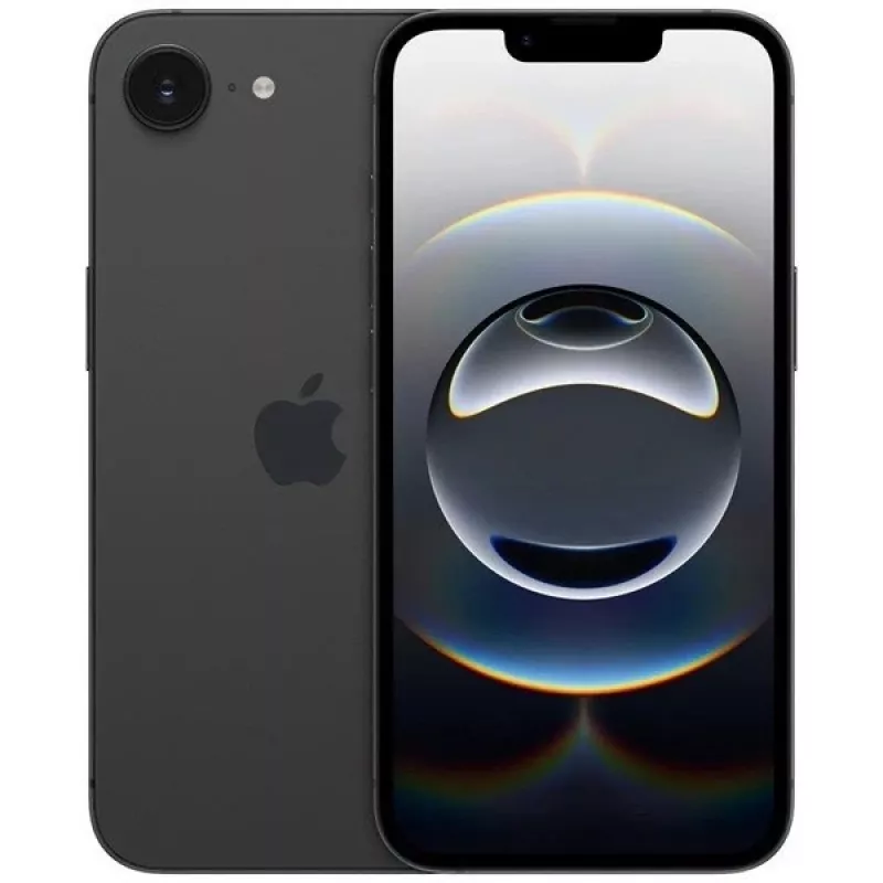 Apple iPhone 16e 15,5 cm (6.1) Dual SIM iOS 18 5G USB Type-C 512 GB musta