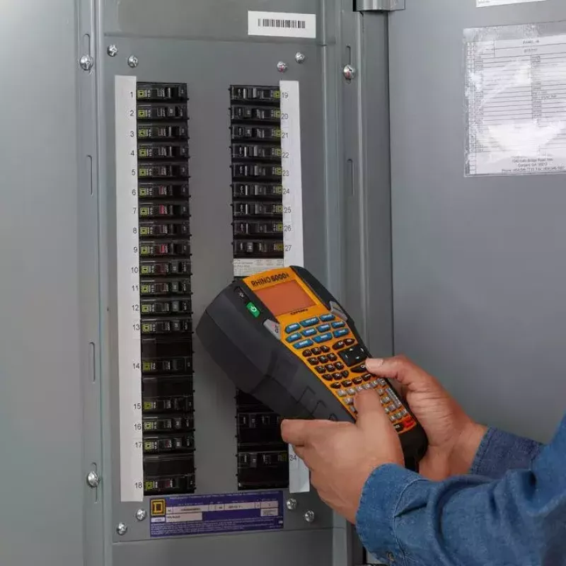 DYMO RHINO 6000+ ABC CASE UK lämpösiirto suoratermografia musta keltainen