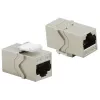 Keystone-moduuli Helos 304268 litteä hopea RJ-45