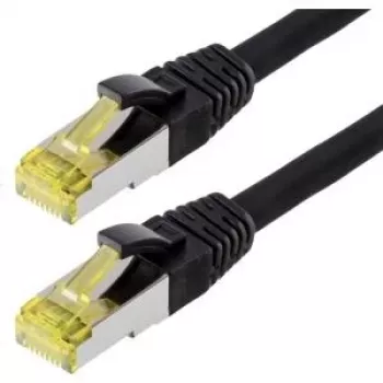Verkkokaapeli Helos 118125 musta 10m Cat6a S/FTP