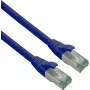 helos Cat.6a Superflex -patch-kaapeli, Cat.7-raakakaapeli, S/FTP AWG 26/7, 2 m, sininen