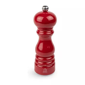 Pippurimylly PEUGEOT Paris 18 cm uSelect, punalakattu puu, säädettävä jauhatus