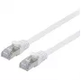 Verkkokaapeli Equip Cat.6A U/FTP litteä verkkokaapeli RJ-45 10 m valkoinen