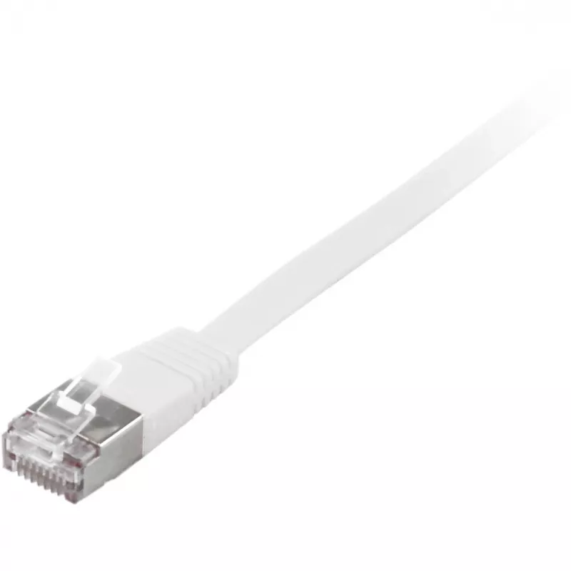 Verkkokaapeli Equip Cat.6A U/FTP litteä verkkokaapeli RJ-45 10 m valkoinen