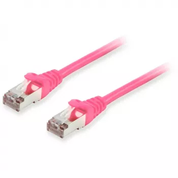 Verkkokaapeli Equip Cat.6A S/FTP RJ-45 5 m pinkki