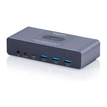 KVM-kytkin DIGITUS DS-12856 USB-C/USB-A 2-porttinen Dual HDMI 4K60Hz (USB 3.2 Gen 1)