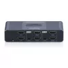 KVM-kytkin DIGITUS DS-12856 USB-C/USB-A 2-porttinen Dual HDMI 4K60Hz (USB 3.2 Gen 1)