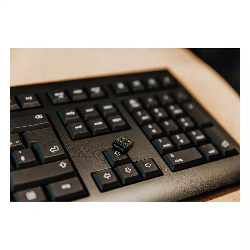 Cherry KW 3000 yleisnäppäimistö RF langaton QWERTY portugalilainen musta