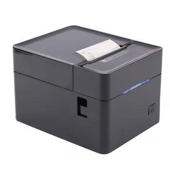 POS-tulostin Olympia 947990055 — suora lämpötulostus, 250 mm/s, 80 mm rullan halkaisija, 80 mm tulostusleveys, USB Type-A, RS-232, johdollinen, musta