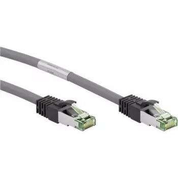 Goobay CAT 8.1 -verkkokaapeli, S/FTP (PiMF), harmaa, 5 m – LSZH halogeeniton, kupari AWG 24 (55139)
