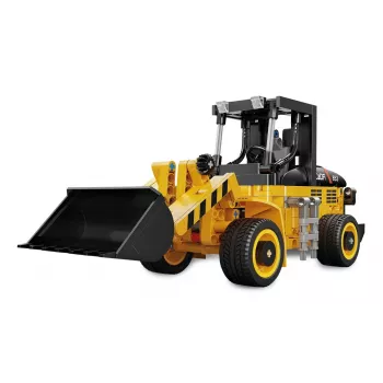 Rakennussarja pyöräkuormaaja Jamara CaDA Wheel loader Bricks, yli 8-vuotiaille lapsille, musta ja keltainen
