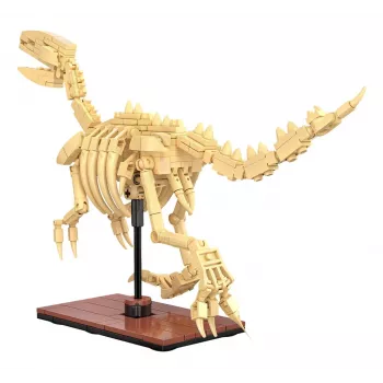 Rakennussarja Jamara CaDA dinosauruksen fossiili Velociraptor — 256 osaa, ikä 8+, beige/ruskea